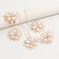 Elegant Double Layer Hollow Flower Jewelry