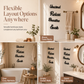 ⏳ 50% Off⏰4 Piece Farmhouse Bathroom Wall Decor Set🛁🧱
