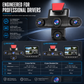 4K 360 Degree Panoramic Car Dash Cam with 5 Cameras Hidden Driving Recorder and Vehicle Monitoring System