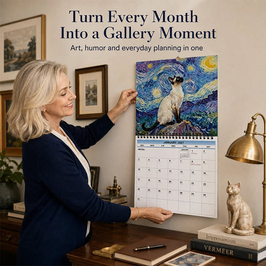 ⏳Hot Sale📅2027 Funny Cat Meme Calendar