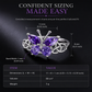 Fashionable Korean Style Sweet and Cool Butterfly Ring for Women Elegant Platinum Color Single Finger Ring