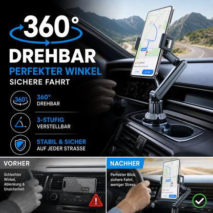 📢New Arrival🚗360° Rotatable and Adjustable Car Cup Holder
