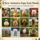 2027 Funny Animal Butt Wall Calendar