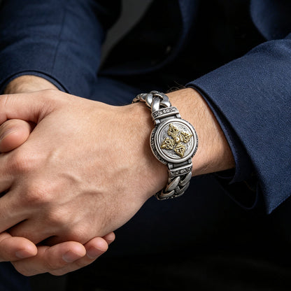 Vintage Rotating Vajra Bracelet for Men