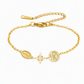 Buy 1 Get 1 Free🥰Stainless Steel Chain Charm Bracelet✨Cross Pentagram and Witch Knot Pendants