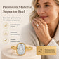 Women's Elegant Ice-Cut Cushion Bezel Ring