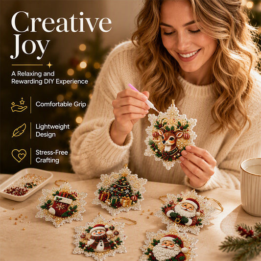 ⏳Buy 2 Get 1 Free⏰Christmas DIY Painting Hanging Ornaments Set🎄