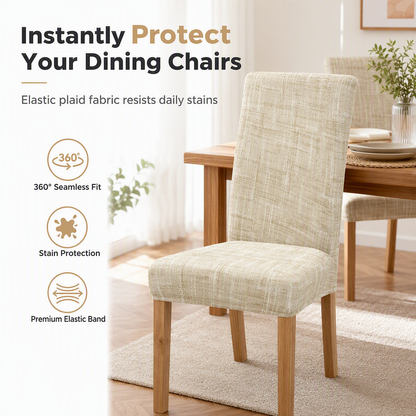 🪑Stretch Plaid Chair Cover – Universal Fit & Protective