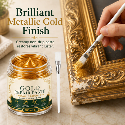 ✨Buy 2 Get 1 Free✨Gold/Silver Metallic Refinishing Repair Paste with Brush