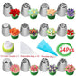 Professional Flower Nozzle Decorating Set