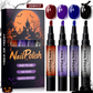 📢📢50% OFF !! ⏰Quick-Dry Halloween Nail Polish Pen Set