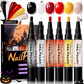 📢📢50% OFF !! ⏰Quick-Dry Halloween Nail Polish Pen Set