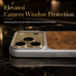 Leopard Print Phone Case with Big Window Camera Protection
