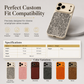 Leopard Print Phone Case with Big Window Camera Protection