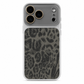 Leopard Print Phone Case with Big Window Camera Protection