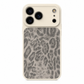 Leopard Print Phone Case with Big Window Camera Protection