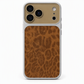 Leopard Print Phone Case with Big Window Camera Protection