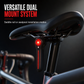 🚴Rechargeable Bicycle Brake Taillight Bike Rear☑️Safety Light for Road and Mountain Cycling