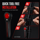 🚴Rechargeable Bicycle Brake Taillight Bike Rear☑️Safety Light for Road and Mountain Cycling