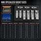 Flare Nut Socket Set(9PCS)