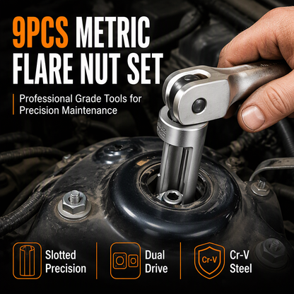 Flare Nut Socket Set(9PCS)