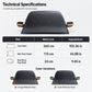 Magnetic Car Windshield Cover Thickened Waterproof Sunshade and Snow Shield with Reflective Strips