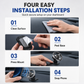 Strong Magnetic Car Phone Holder💪Adhesive Dashboard Navigation Mount