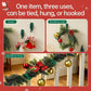🎄Hot Sale🎁 Silicone Christmas Wreath Ties & Traceless Hooks – Reusable, Damage-Free Holiday Decor Hanging Kit ✨