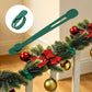 🎄Hot Sale🎁 Silicone Christmas Wreath Ties & Traceless Hooks – Reusable, Damage-Free Holiday Decor Hanging Kit ✨