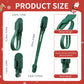 🎄Hot Sale🎁 Silicone Christmas Wreath Ties & Traceless Hooks – Reusable, Damage-Free Holiday Decor Hanging Kit ✨