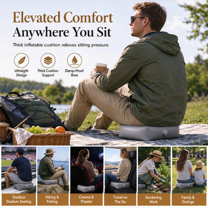 🔥Buy 1 Get 1 Free🆕Portable Inflatable Concert Cushion💯Lightweight, Waterproof Outdoor Seat Pad