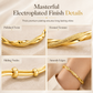 🌀Buy 1 Get 1 Free🌟 Endless Mobius-Twisted Bangle – Smooth, Sliding Adjustable Clasp & Double-Textured Premium Shine 💫