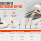 📢New Arrival!⚙️ White Cotton Flannel Buffing Wheel – Get a Mirror-Like Shine on Jewellery, Silver & Metal