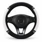 ✨Buy 1 Get 1 Free✨Rhinestone Steering Wheel Cover – Quilted PU Leather & Sparkling Details for a Glam Car Interior ❤️⭐