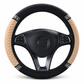 ✨Buy 1 Get 1 Free✨Rhinestone Steering Wheel Cover – Quilted PU Leather & Sparkling Details for a Glam Car Interior ❤️⭐