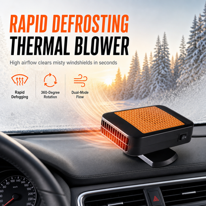 ❄️50% OFF!🔥Portable Car Defroster Defogger – Fast, Rotatable, Safe🚗
