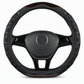 📢📢50% OFF !! ⏰Universal Non Slip Car Steering Wheel Cover Sporty Soccer Honeycomb Texture Steering Wheel Protector