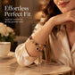 Fashion Purple Crystal Beaded for Women with Sparkling Star Zircon Charm