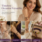 Fashion Purple Crystal Beaded for Women with Sparkling Star Zircon Charm