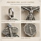 ✨50% OFF✝️Zinc Alloy Pardon Crucifix with and Saint Benedict Medals Religious Charm for Jewelry Making