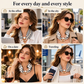 Magnetic Clasp Pearl Scarf Necklace