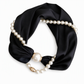Magnetic Clasp Pearl Scarf Necklace