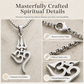 Stainless Steel Shiva Trishula Om Symbol Hindu Amulet Jewelry