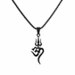 Stainless Steel Shiva Trishula Om Symbol Hindu Amulet Jewelry
