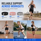 💪Adjustable Silicone Patella Knee Strap with 3D Air Cushion☑️Breathable Non-Slip Patellar Tendon Support Brace for Sports