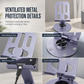 📱All Metal Desktop Phone and Tablet Stand☑️360 Degree Rotating Foldable Holder for Live Streaming