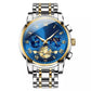 New Multifunction Chronograph Wristwatch with 6 Hands