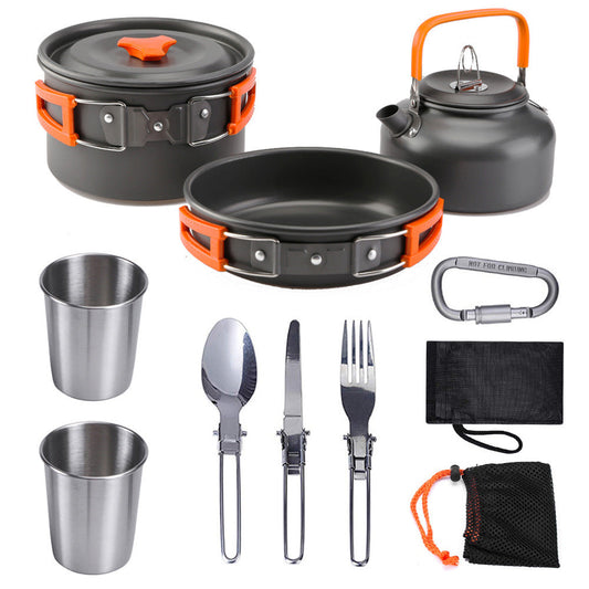 🔥Outdoor Essentials🔥Aluminum Outdoor Camping Cookware Set