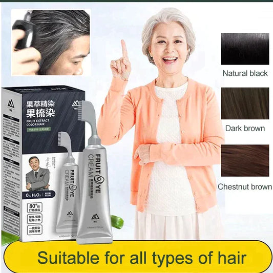 🔥Buy 1 Get 1 Free🔥Fruit Essence Hair Dyeing Comb