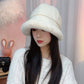 🔥Winter Essentials🔥Women's Fashion Coldproof Padded Faux Fur Trimmed Fisherman Hat